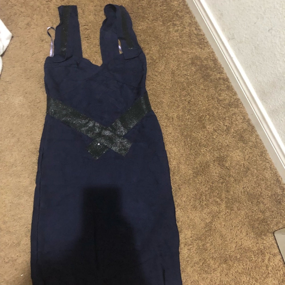 Herve ledger bodycon dress